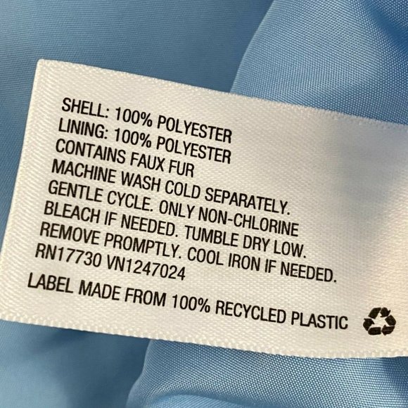 Sandy Liang for Target Cream Sherpa & Baby Blue Gingham Pocket Jacket - Picture 7 of 10